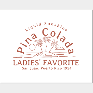 Pina Colada - 1954 - Liquid sunshine Posters and Art